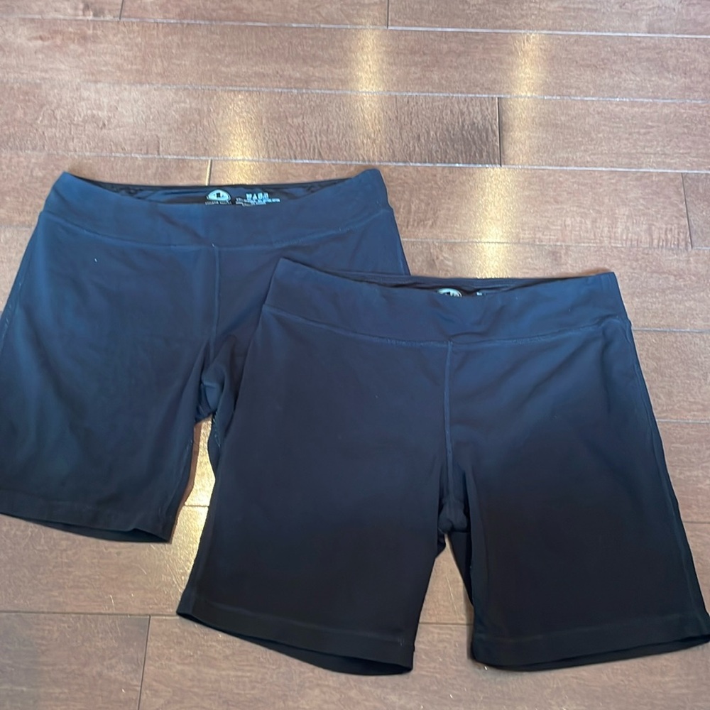Pack of two Athletic Works Bicycle shorts